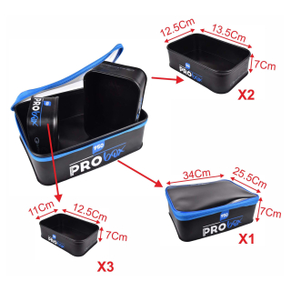 GARBOLINO SET EVA PRO BOXŮ - GROUNBAIT / 3 x BOX